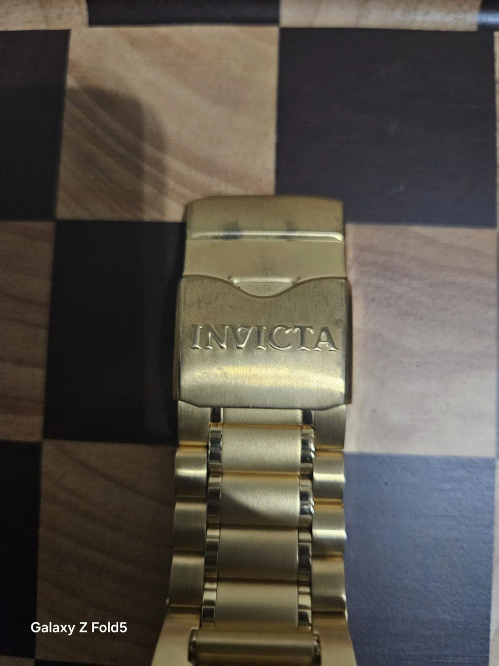 Invicta Gold-Tone SubAqua Chronograph Watch with Black Dial 50mm